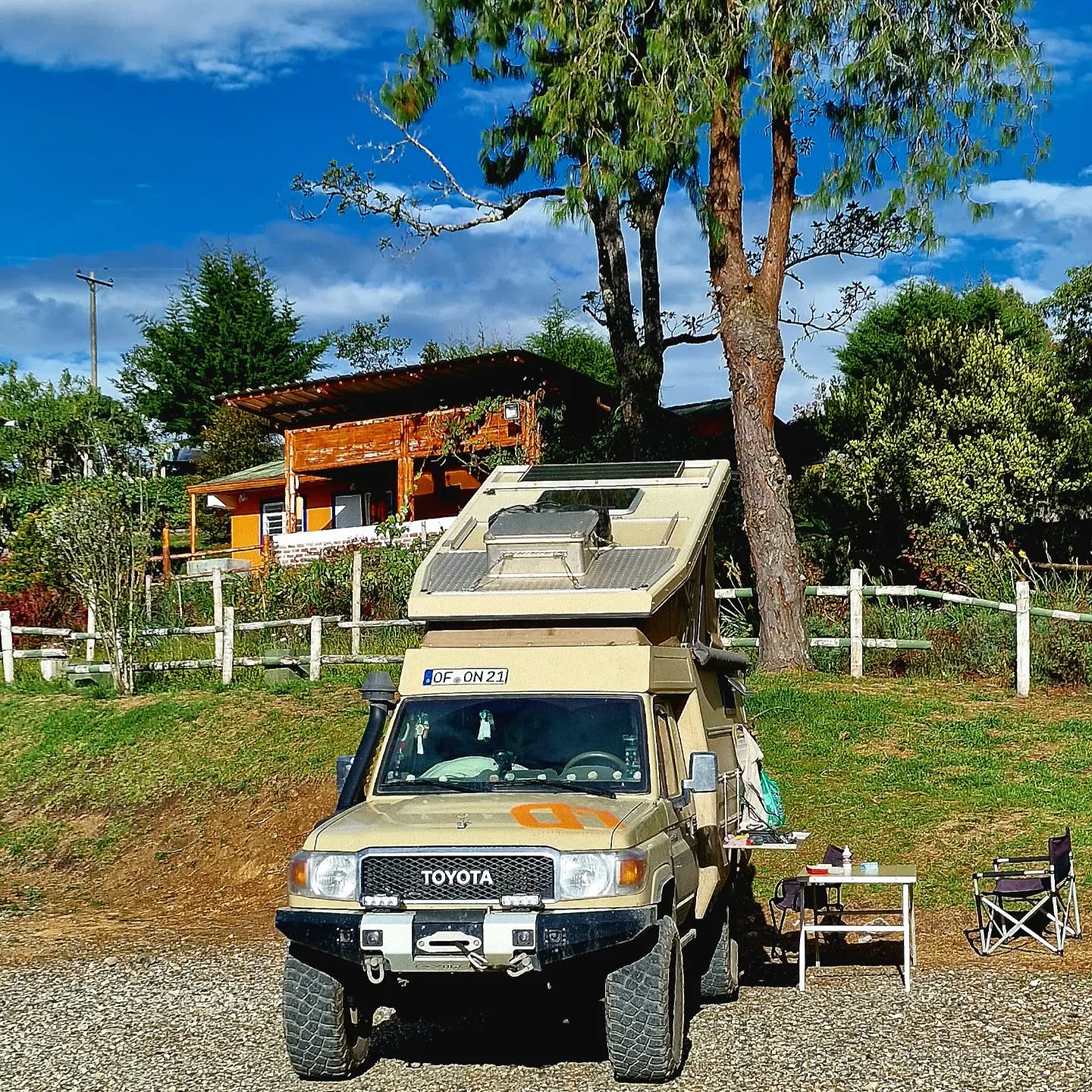 This is our second time here @campground_la_bonanza. One of our favorites here in Columbia. Thank you Kika and Anouar!!😍

#columbia #colombiatravel #toyotaoffroad #travelsouthamerica #offroadcamper #landcruiser #landcruiserlifestyle #overlanders #toyotagrj79 #travelcolumbia